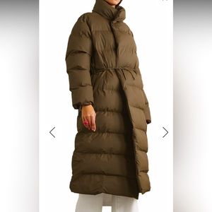 Rains Puffer W Coat, Wood, NWT